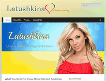 Tablet Screenshot of latushkina.com